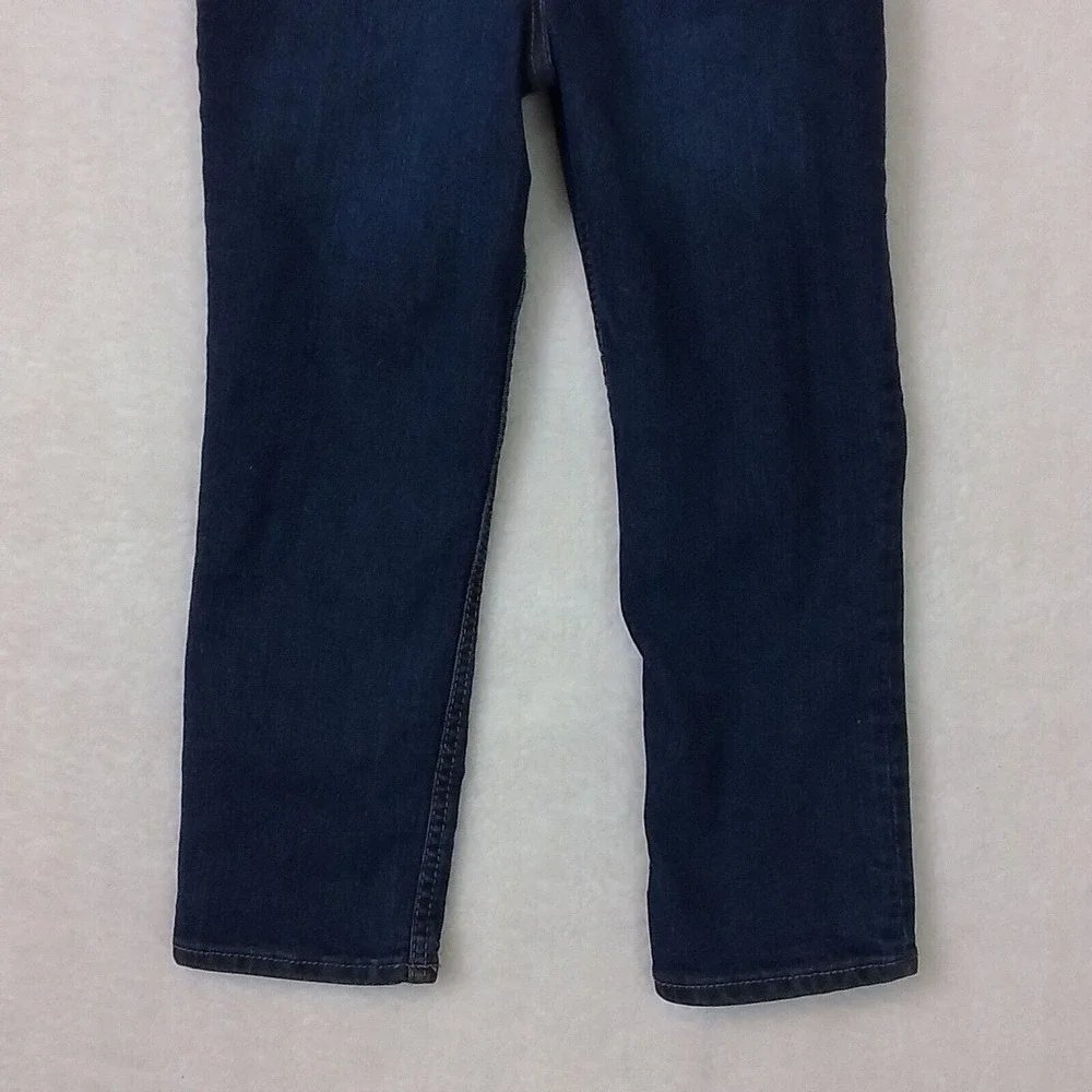 Carters Boys Straight Fit Jeans Sz 6 Dark Wash Denim Adjustable Waist‎
